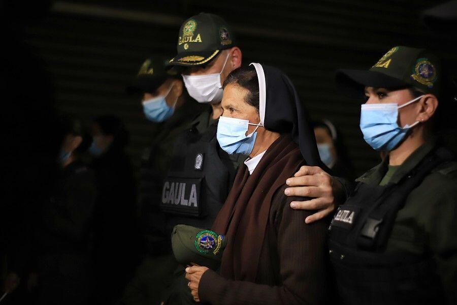 La hermana Gloria Cecilia Narváez llegó a Colombia el 16 de noviembre