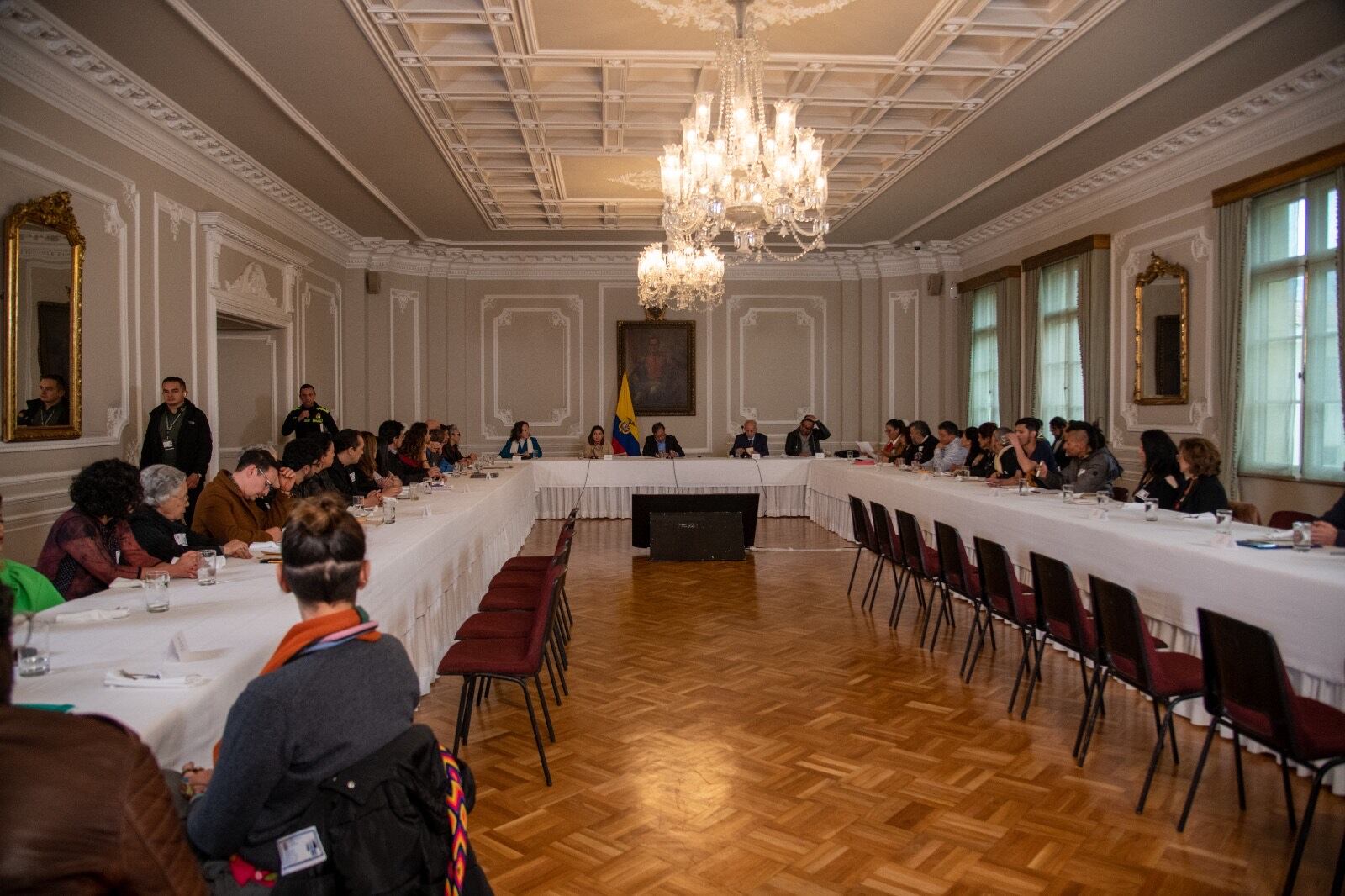 Reunión del sector cultural con el presidente Petro. 25 de mayo 2023. Foto: Presidencia.