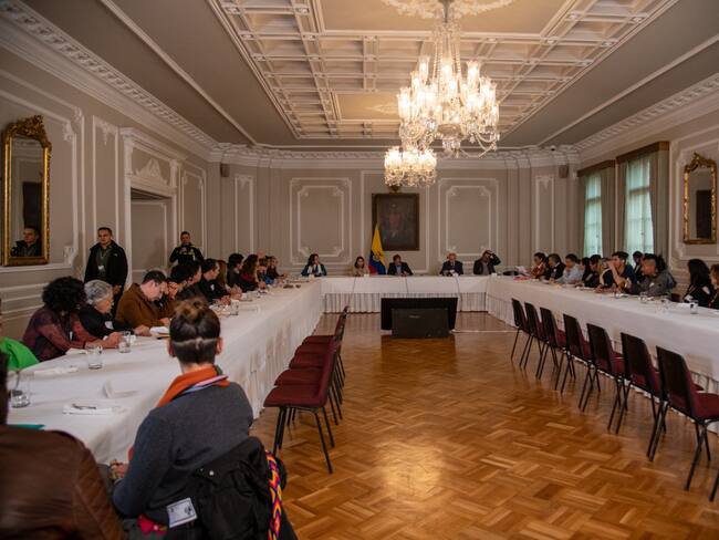 Reunión del sector cultural con el presidente Petro. 25 de mayo 2023. Foto: Presidencia.