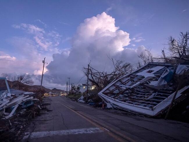 Foto de referencia de la destrucción que dejó el huracán Iota. Foto: Getty Images