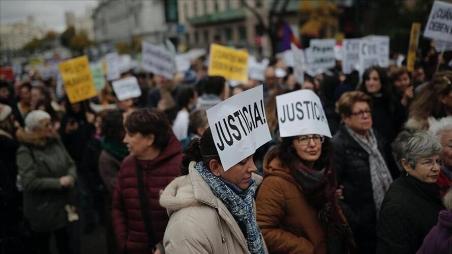 #MiráCómoNosPonemos: la versión argentina del #MeToo. Foto: Agencia Anadolu