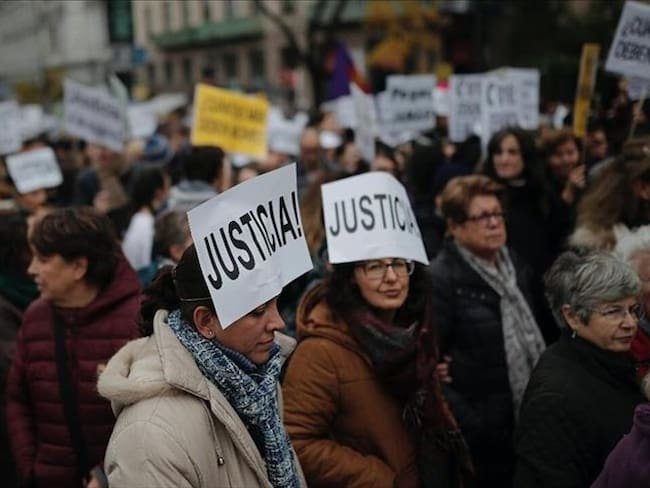 #MiráCómoNosPonemos: la versión argentina del #MeToo. Foto: Agencia Anadolu