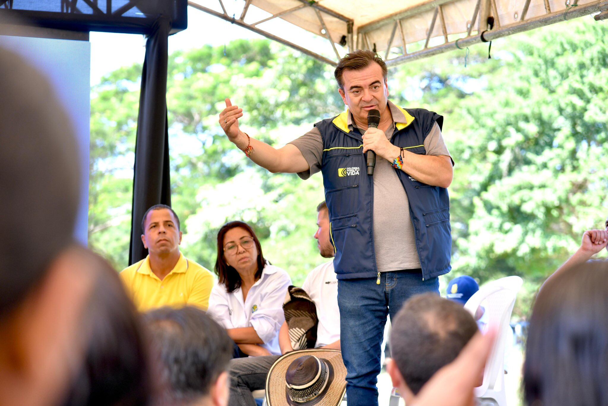 Olmedo López, director de la Unidad Nacional para la Gestión del Riesgo de Desastres (UNGRD).