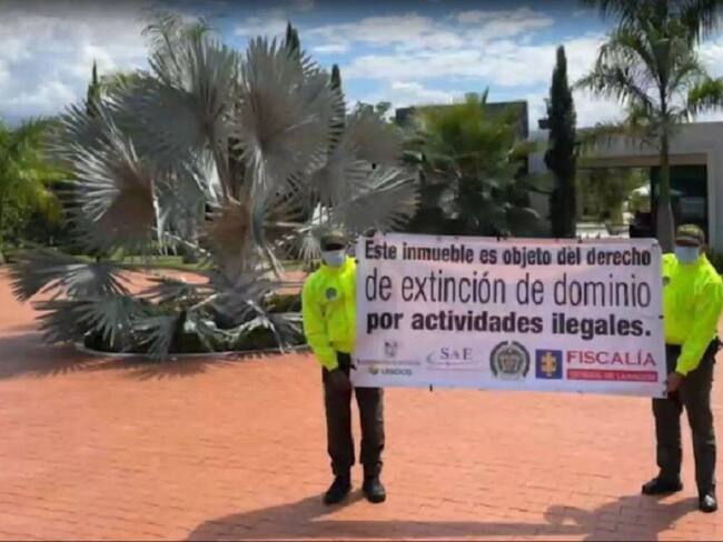 Extinción de dominio en Caldas y otras regiones del país. Crédito: Prensa Fiscalía General de la Nación.