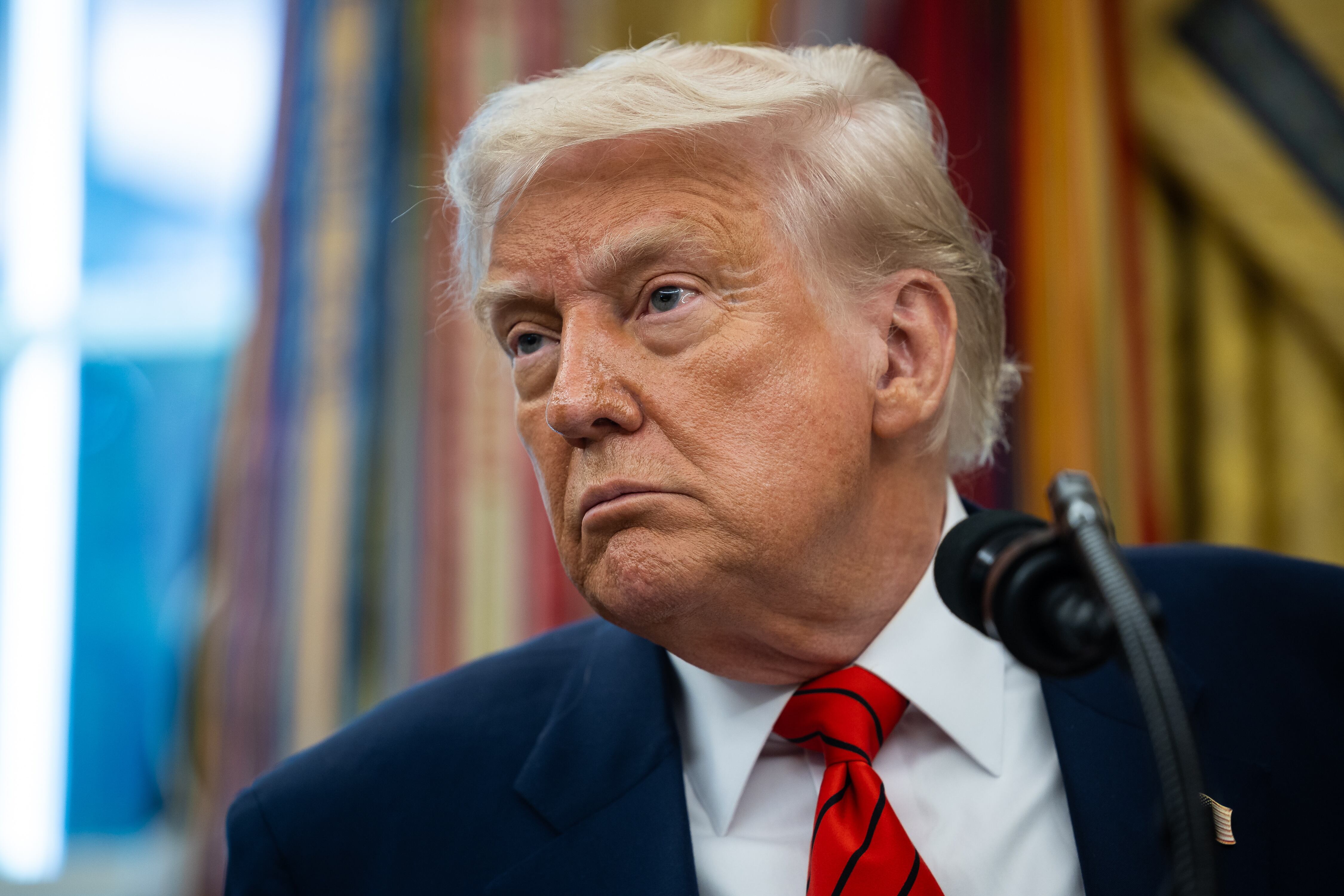 El presidente de Estados Unidos se reunión con el mandatario interino de Siria. . EFE/EPA/FRANCIS CHUNG / POOL