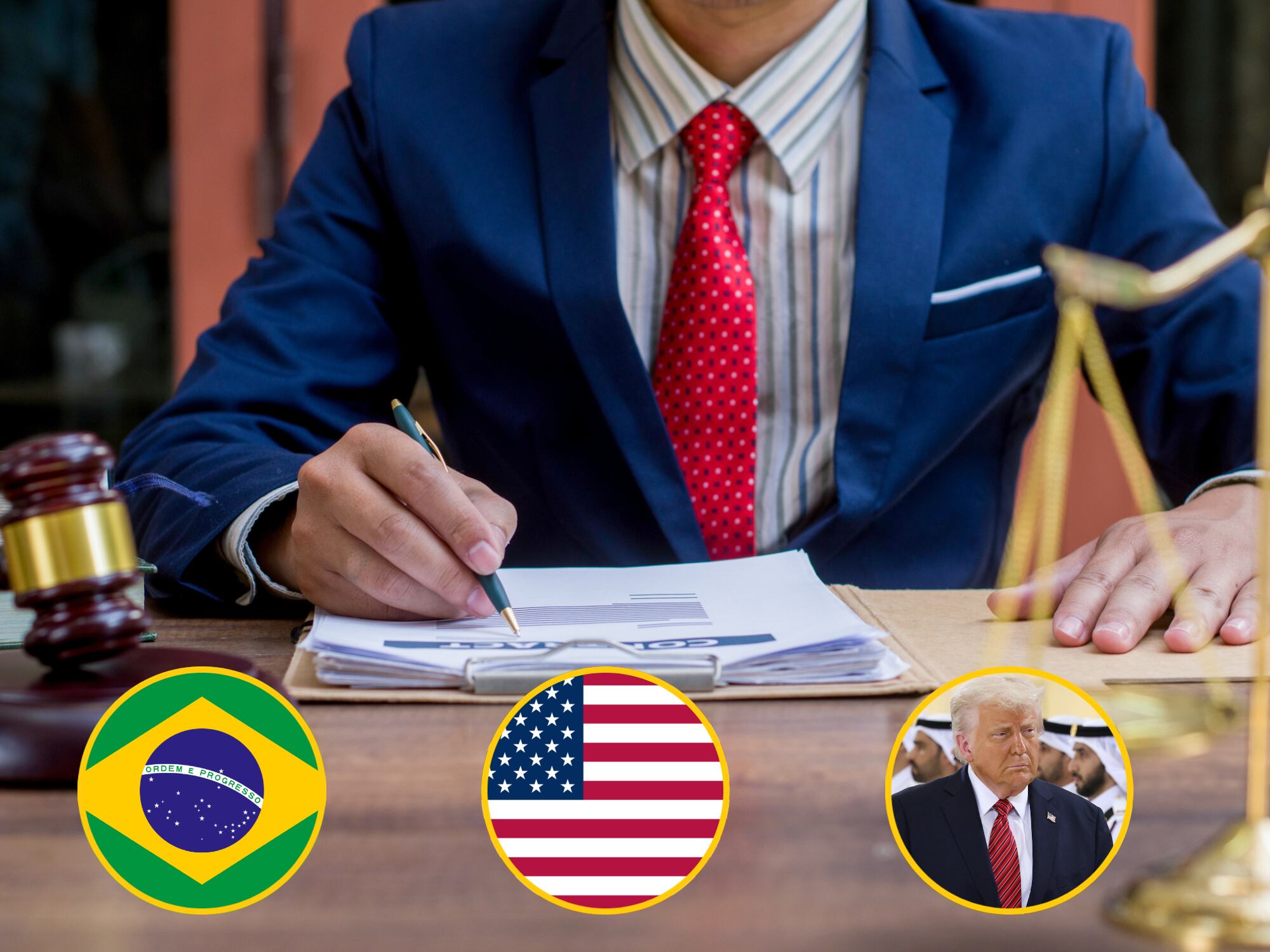 Brasil contrató una firma de abogados en EE.UU. para responder a las sanciones del Gobierno Trump. Foto: Getty Images.