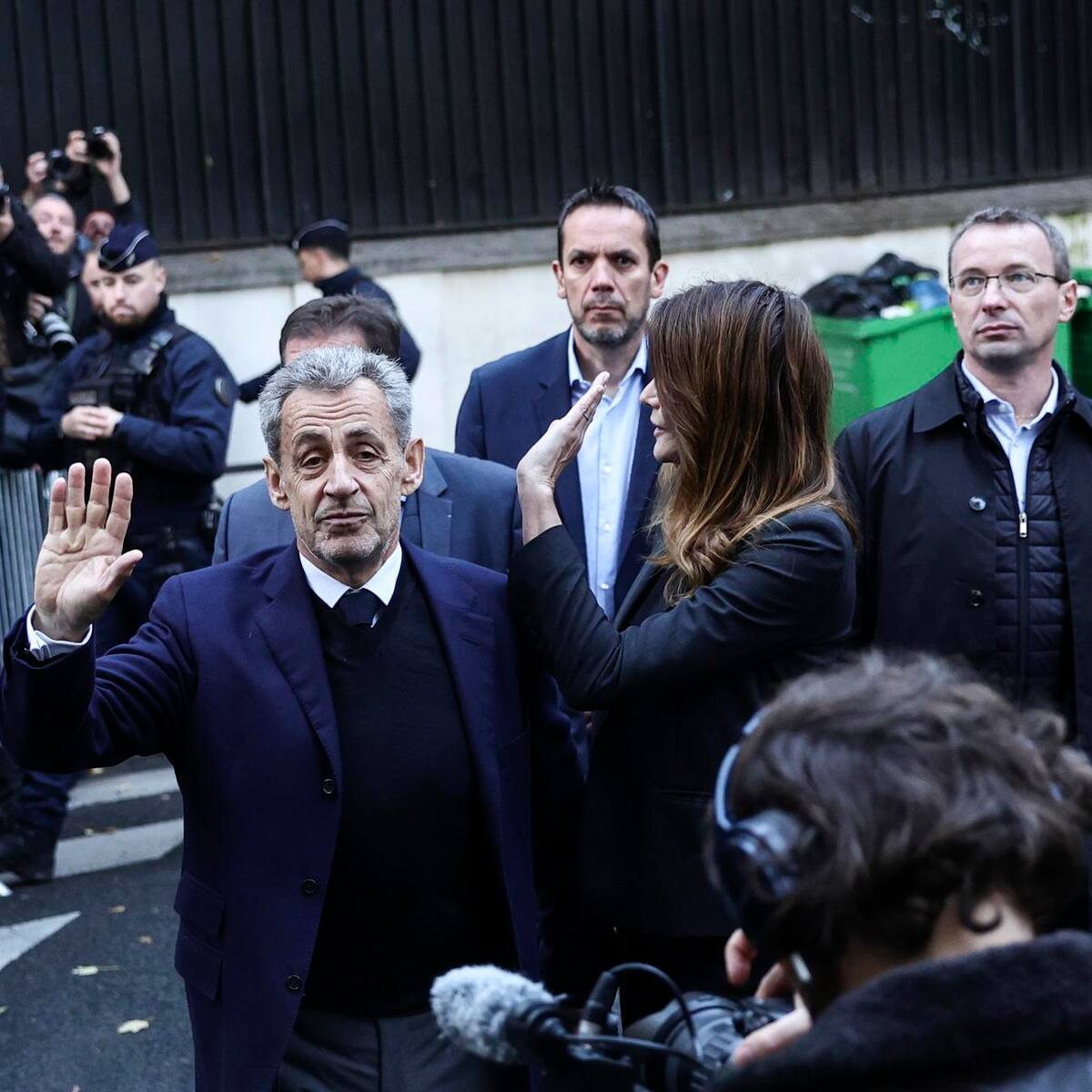 Nicolas Sarkozy entró en la prisión parisina de La Santé por la financiación de su campaña de 2007