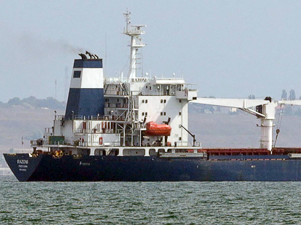 Turquía confirmó que el buque con cereal ucraniano salió de Odesa rumbo a Estambul