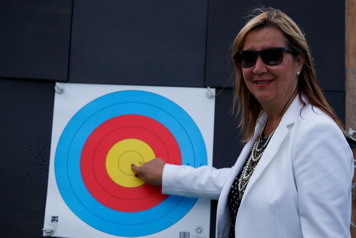 María Emma Gaviria, presidenta de la Federación Colombiana de Tiro con Arco. Foto: Cortesía