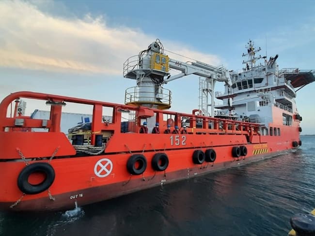 Buque ARC Caribe lleva ayudas a San Andrés y Providencia. Foto: Cortesía