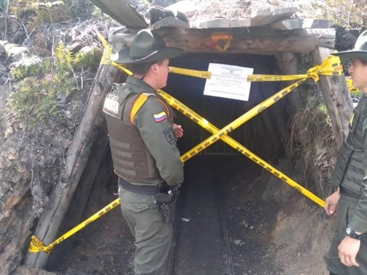 Cerca de 30 minas suspendidas en área metropolitana de Tunja en lo corrido de 2019