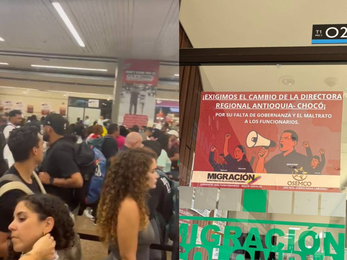 Viajeros esperan hasta cinco horas en Migración del Aeropuerto José María Córdova de Antioquia