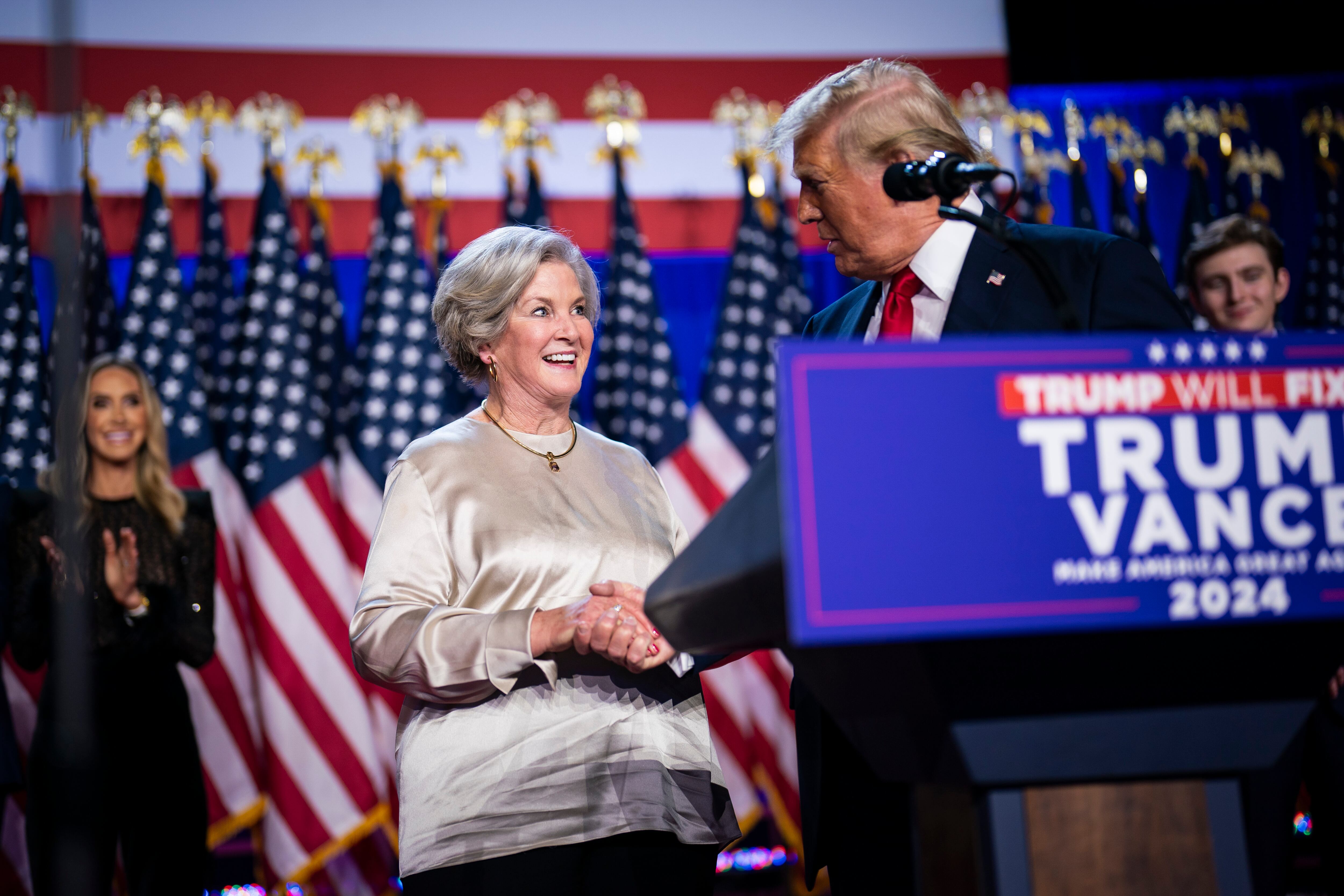 Susie Wiles y Donald Trump | Foto: GettyImages