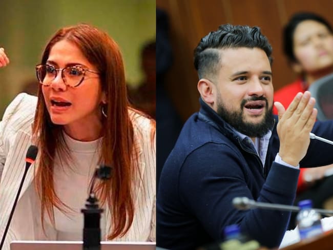 Catherine Juvinao e Inti Asprilla | Fotos: Cámara de Representantes y Colprensa