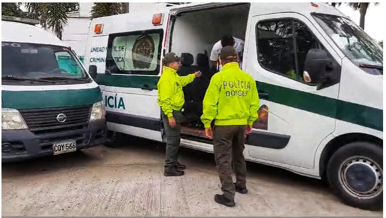 Captura de presuntos cabecillas del EMC en Cauca. Foto: Policía Nacional