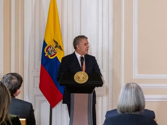 Presidente Iván Duque. Foto: Cortesía: Presidencia