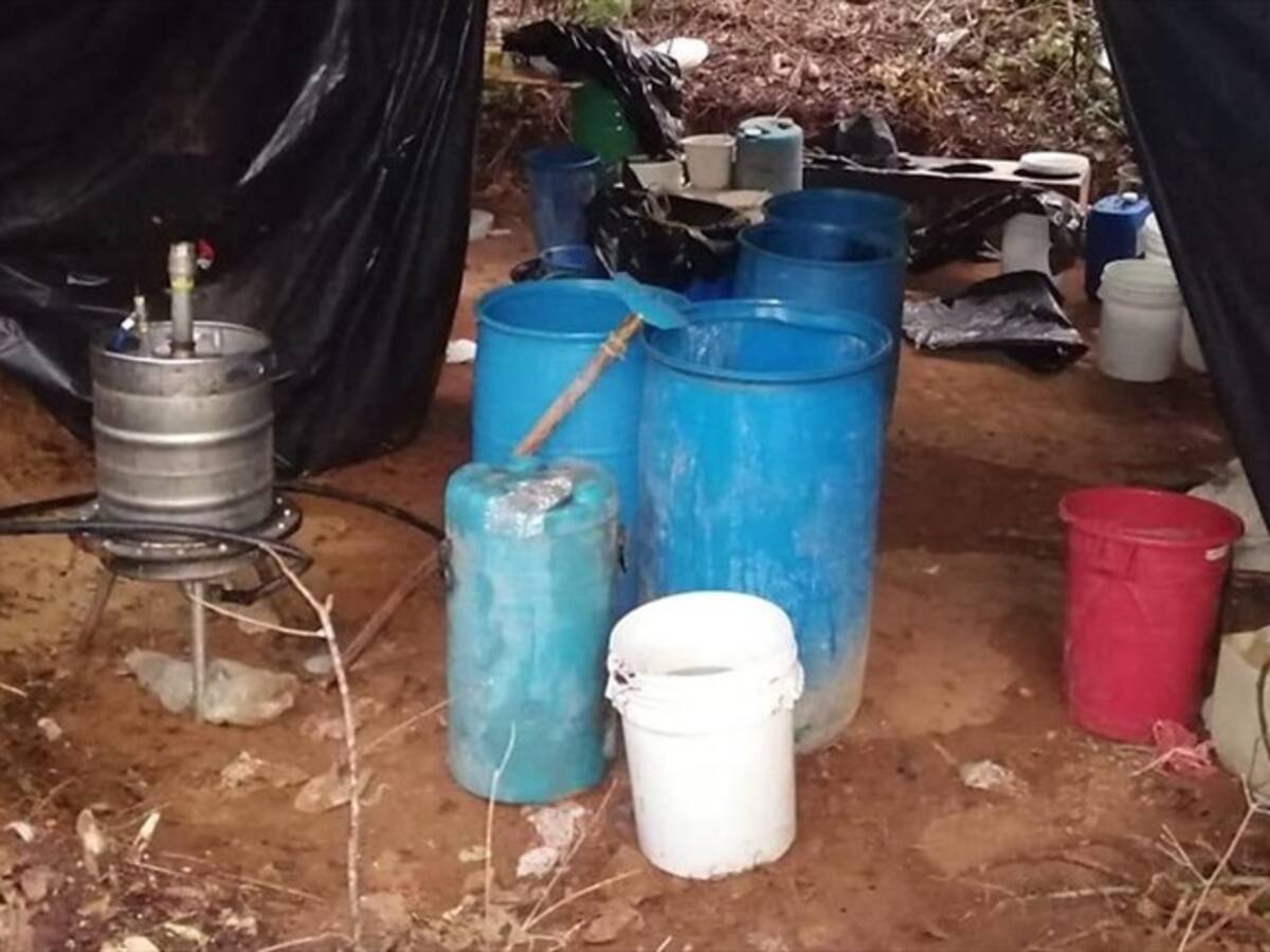 Ejército y Policía ubican laboratorio que producía una tonelada de alcaloides en el Meta