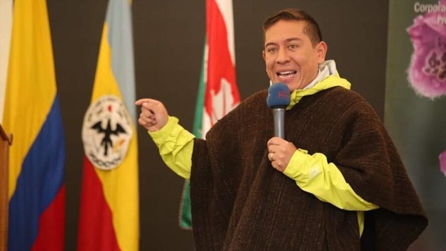 Gobernador de Boyacá, Carlos Andrés Amaya.. Foto: Gobernación