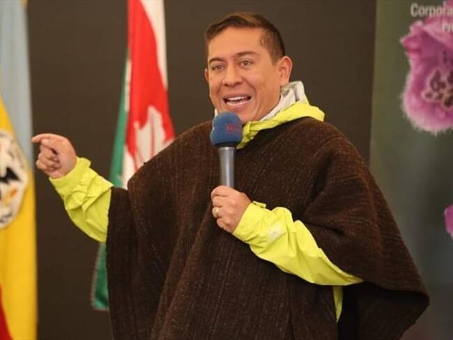 Gobernador de Boyacá, Carlos Andrés Amaya.. Foto: Gobernación