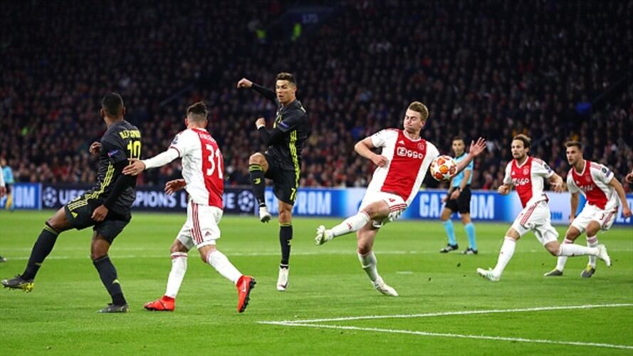 Ajax vs Juventus. Foto: Getty Images