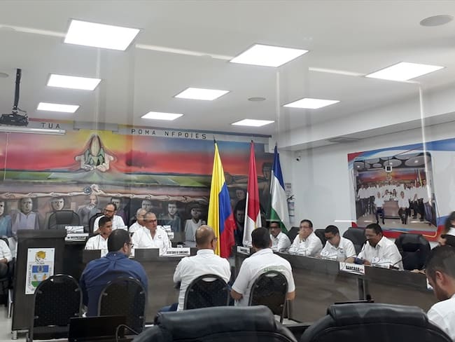 Mesa directiva del Concejo de Montería. Foto: Claudia Hernández