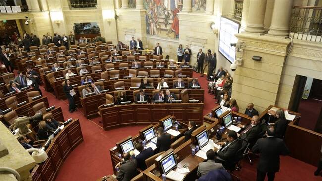 La decisión del gobierno del presidente Iván Duque de reconocer a Juan Guaidó como presidente interino de Venezuela género opiniones divididas en el Congreso de la República.. Foto: Colprensa