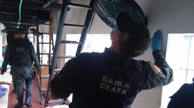 Autoridades allanaron 19 establecimientos carcelarios con el fin de reducir el delito de la extorsión carcelaria en el país. Foto: Colprensa
