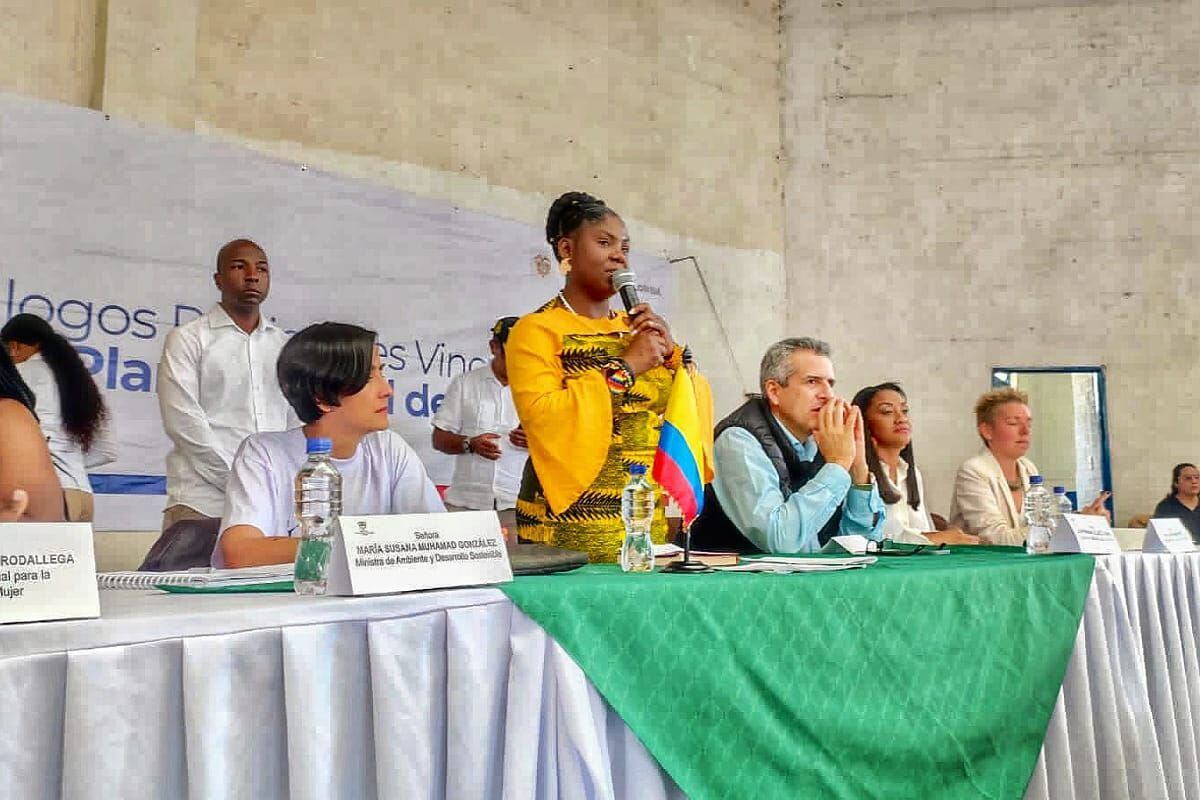 La vicepresidenta, desde el Cauca, señaló que continuará participando en los diálogos regionales. Crédito: Vicepresidencia.