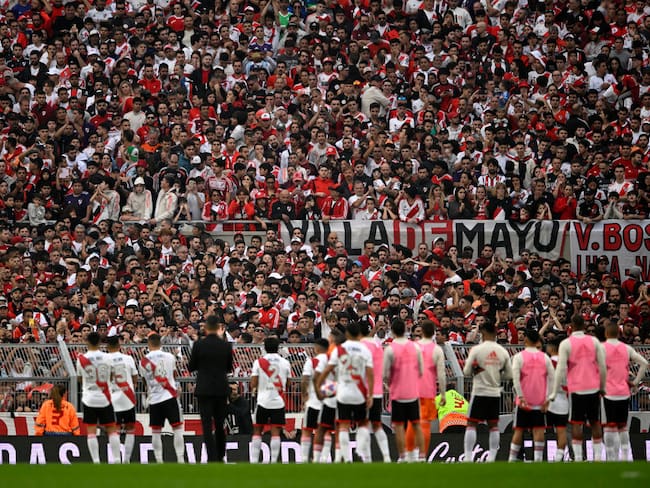 Hinchas de River Plate. Foto: Getty Images.