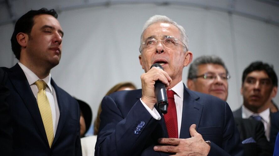 Expresidente de Colombia Álvaro Uribe Vélez. Foto: Colprensa - Álvaro Tavera