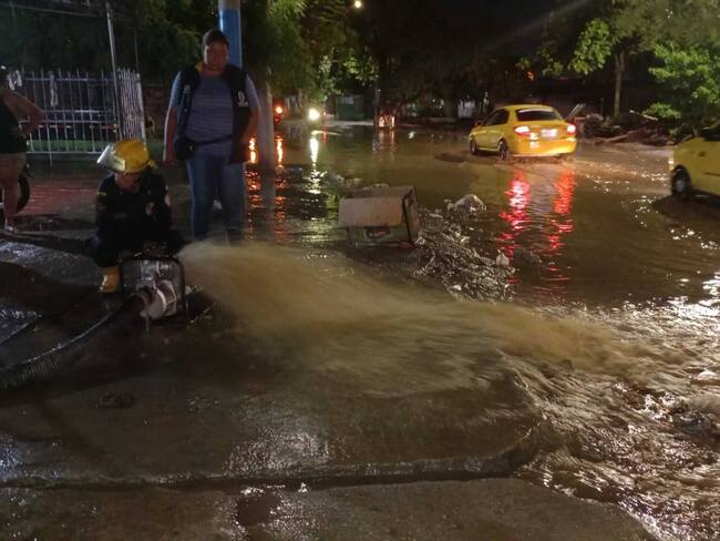 Barrios afectados por las lluvias durante el fin de semana/ Alcaldía de Santa Marta