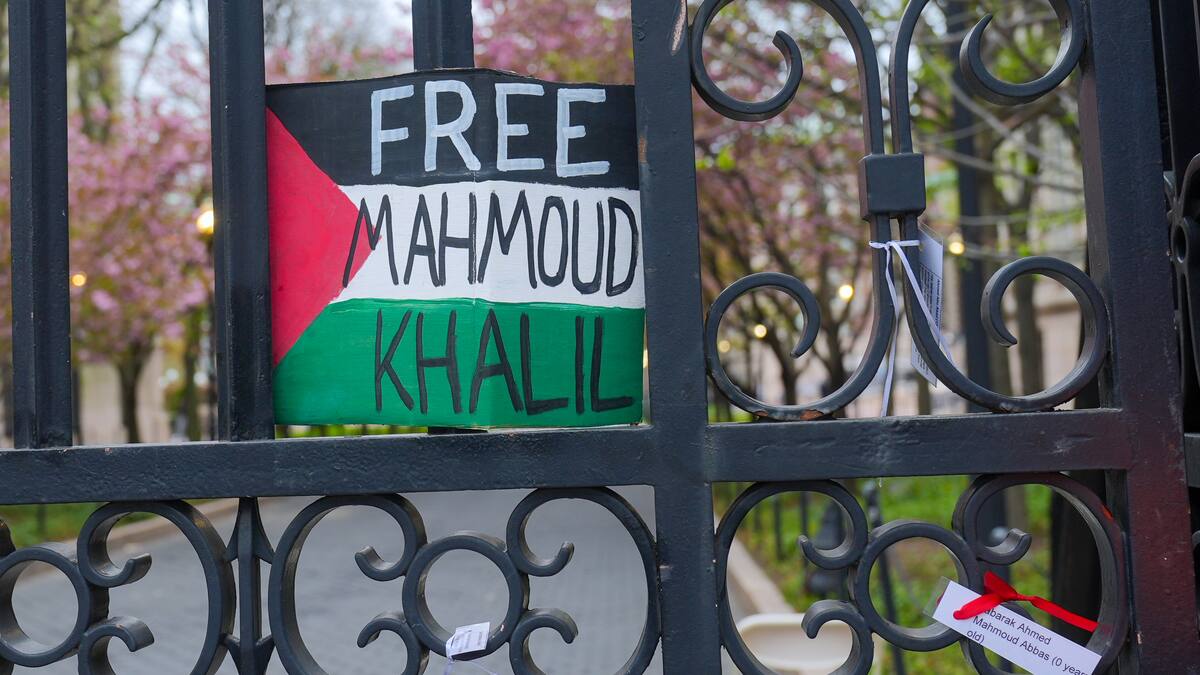 Juez ordenó liberación de estudiante palestino detenido en Estados Unidos