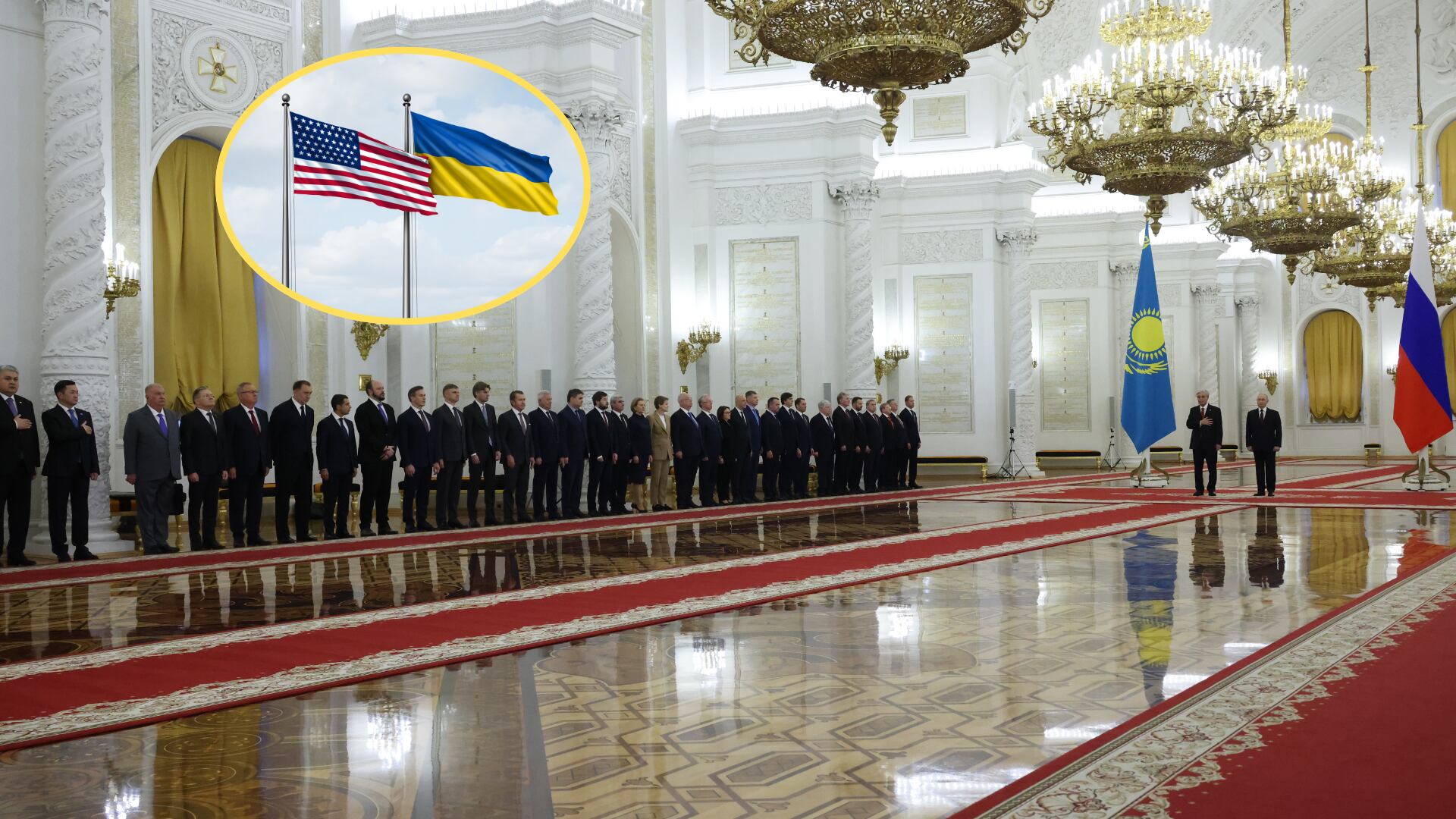 Kremlin de Rusia. Foto: Contributor/Getty ImagesUcrania y Estados Unidos. Foto: Getty Images.