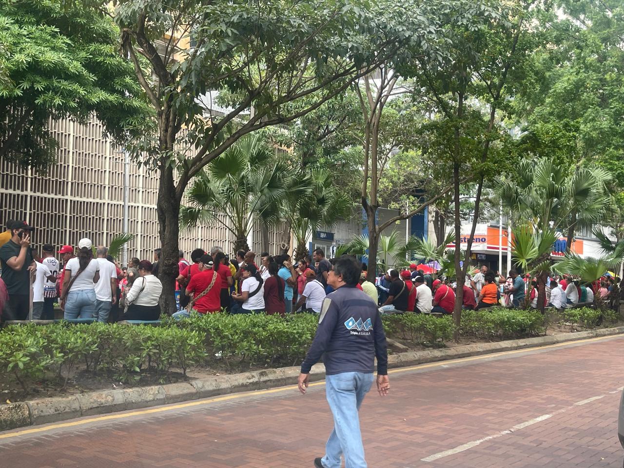 Manifestaciones en Barranquilla. Foto: WRadio.