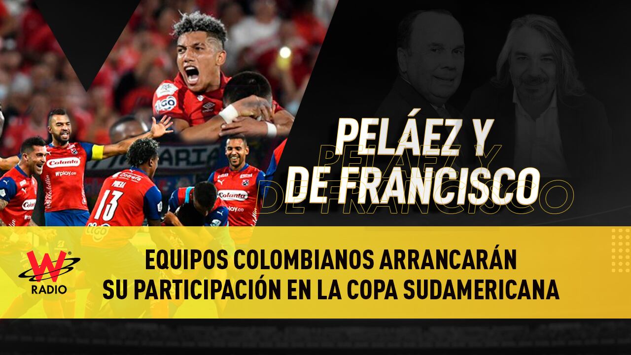 Jugadores del América de Cali e Independiente Medellín