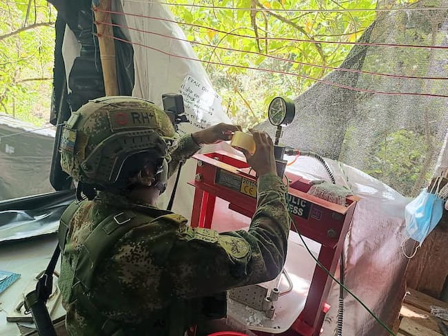 Ejército destruyó gigantesco laboratorio de cocaína que producía tres toneladas al mes