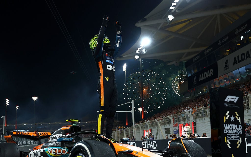 Lando Norris se coronó campeón mundial de la Fórmula 1 y destronó a Max Verstappen. Foto: Getty Images.