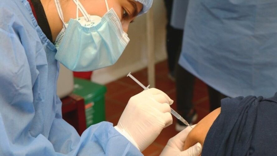 Jornada de vacunación en Bogotá. Foto: Colprensa