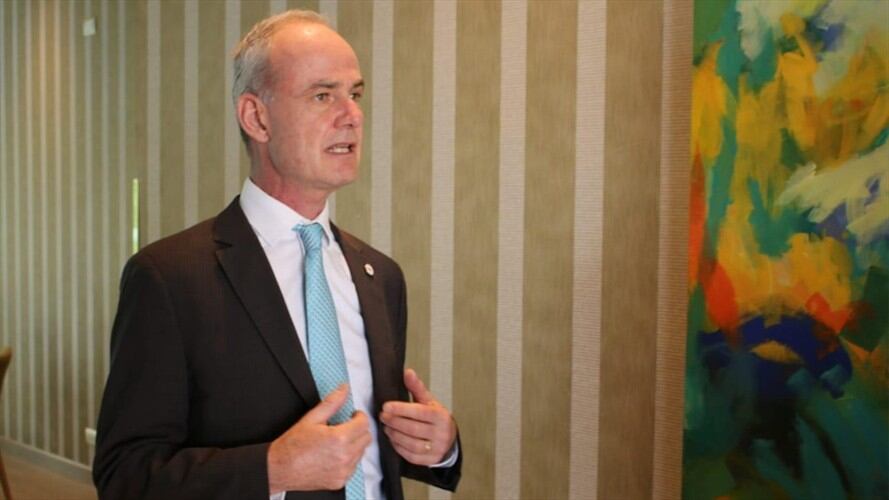 Gilles Carbonnier  extendió su respaldo a las víctimas del conflicto. Foto: Cortesía: CICR