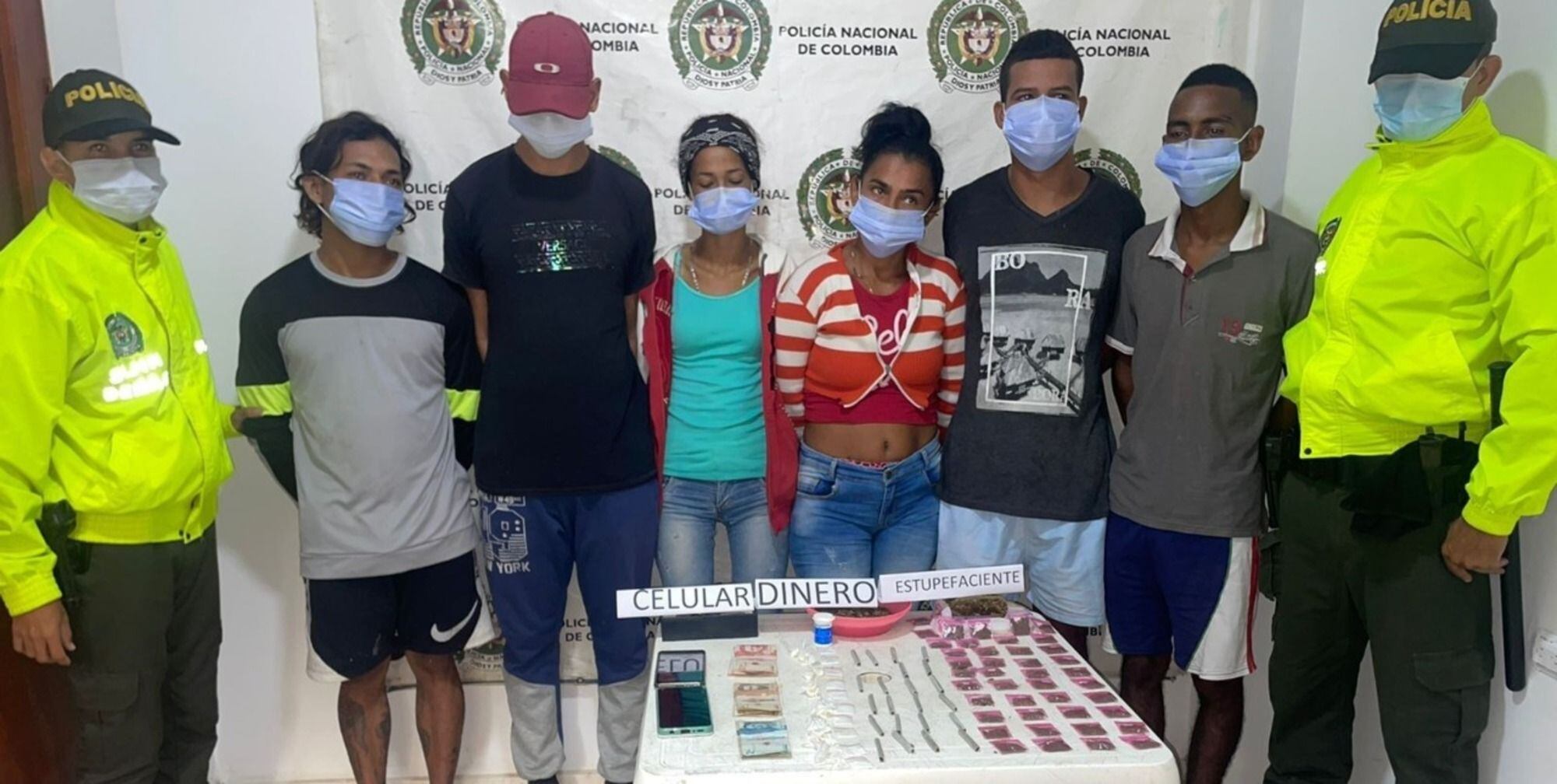 'Los Barriletes'. Foto: Cortesía Policía del Magdalena.