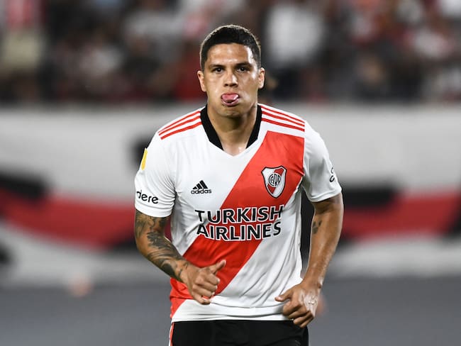 Juan Fernando Quintero en su paso por River Plate. (Photo by Rodrigo Valle/Getty Images)