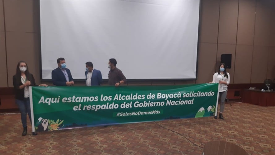 Los alcaldes están elaborando un documento jurídico para poder realizar el plantón.. Foto: W