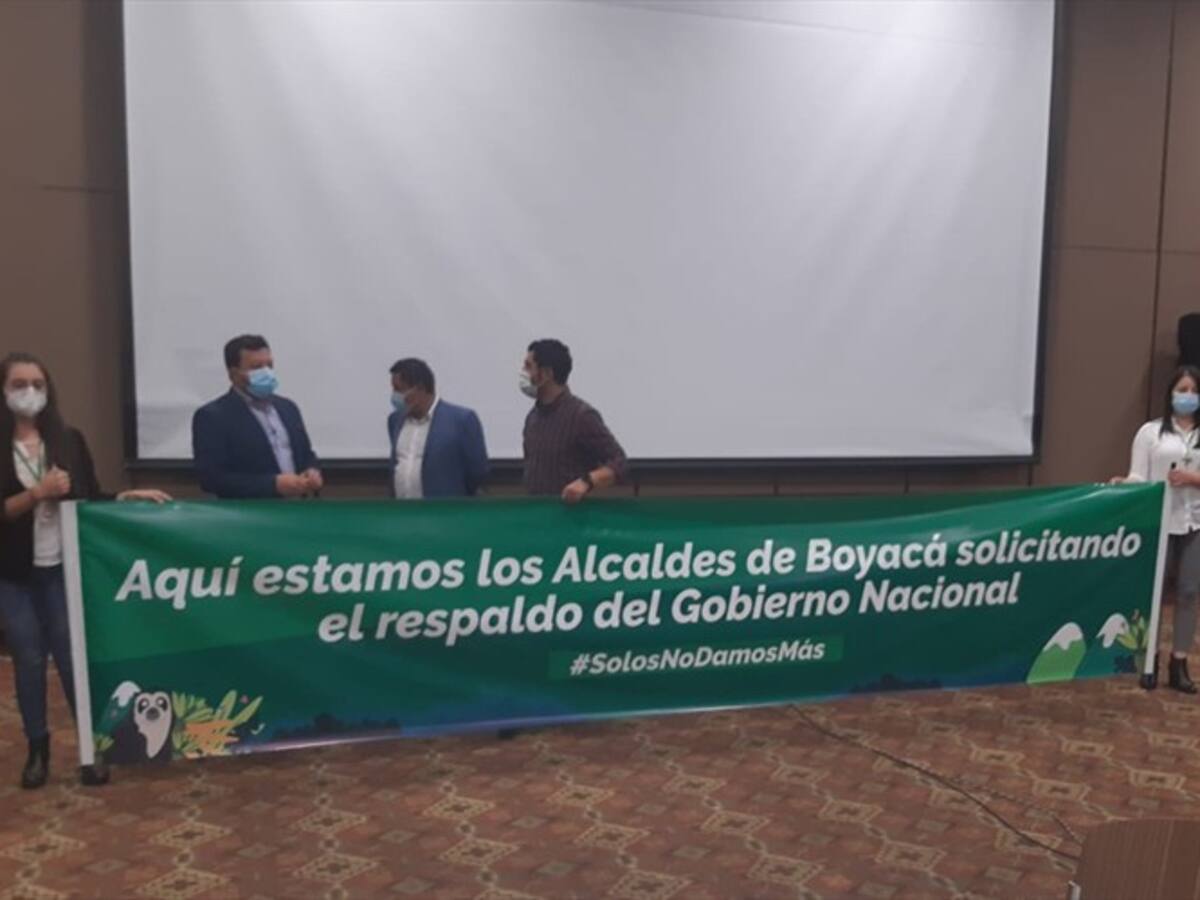 Al menos 60 alcaldes de Boyacá proponen plantón en Bogotá