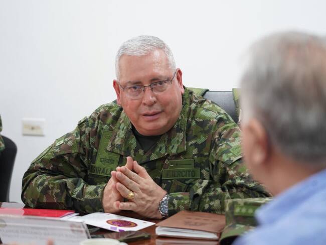 Comandante de las Fuerzas Militares, el general Helder Giraldo. Foto: Suministrada.
