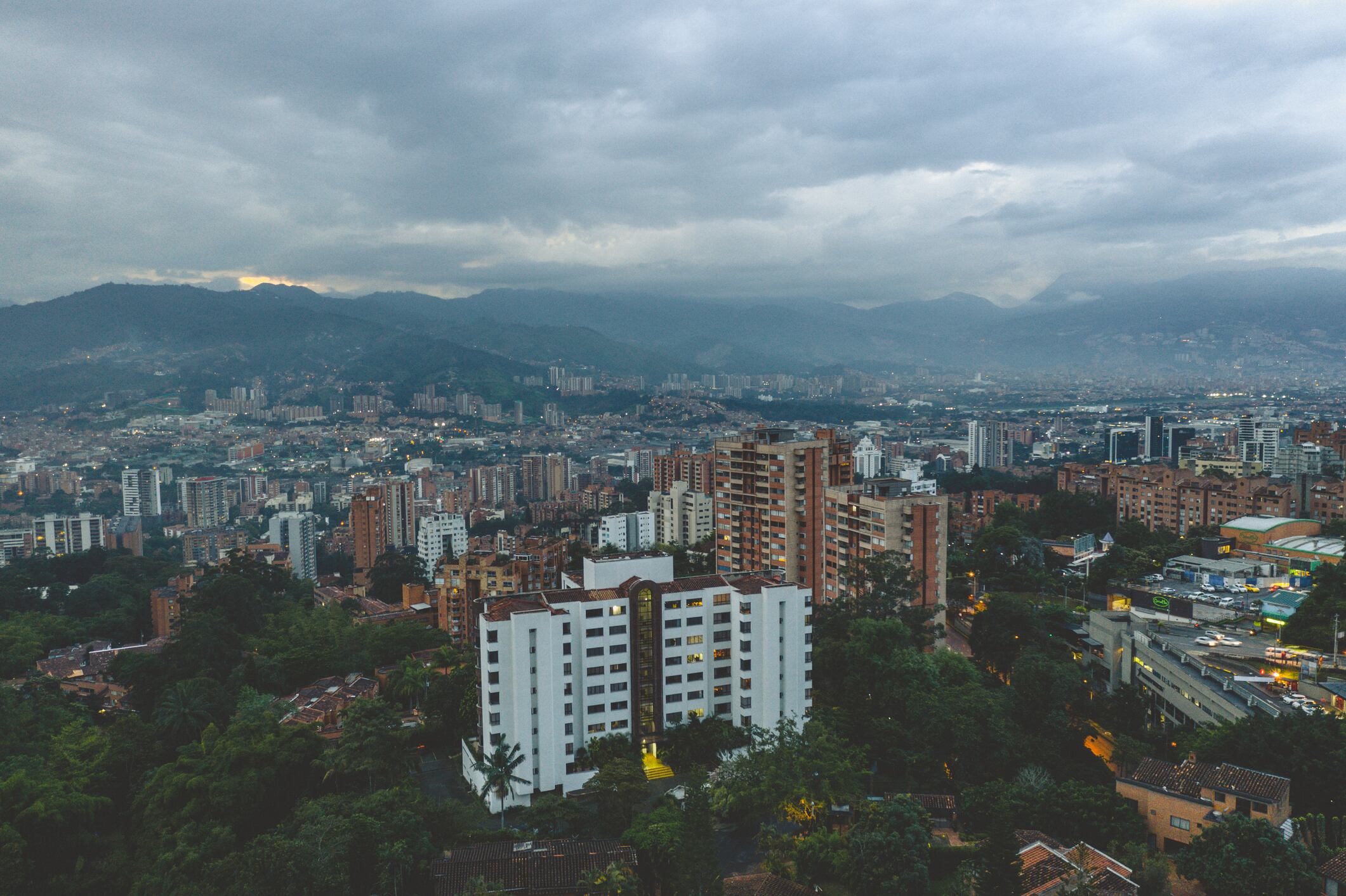 Lluvias en Medellín. Foto: Getty Images.