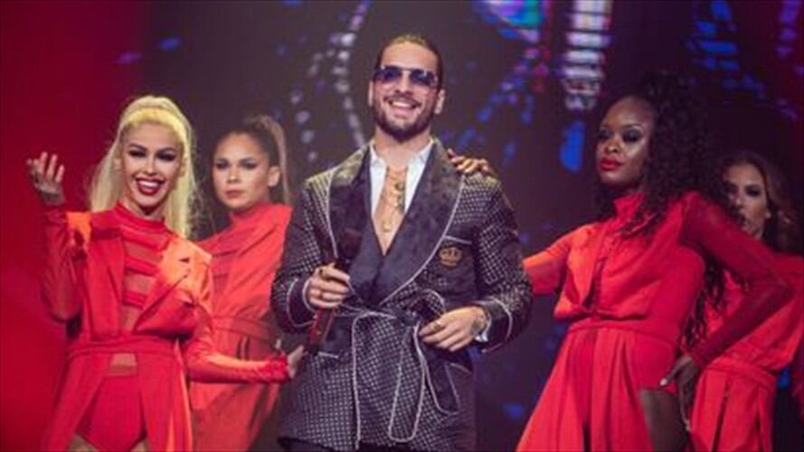 Maluma, el primer colombiano en aparecer en el mayor evento deportivo de Estados Unidos. . Foto: Colprensa