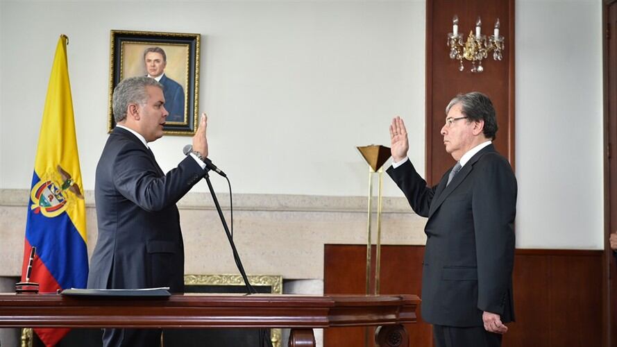 Toma de posesión de Carlos Holmes Trujillo. Foto: Ministerio de Defensa