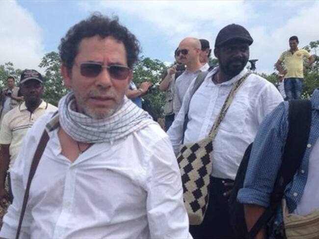 Alias Pastor Alape durante el acto de perdón de las Farc hacia sus víctimas de Bojayá el pasado 12 de junio de 2016. Foto: Colprensa