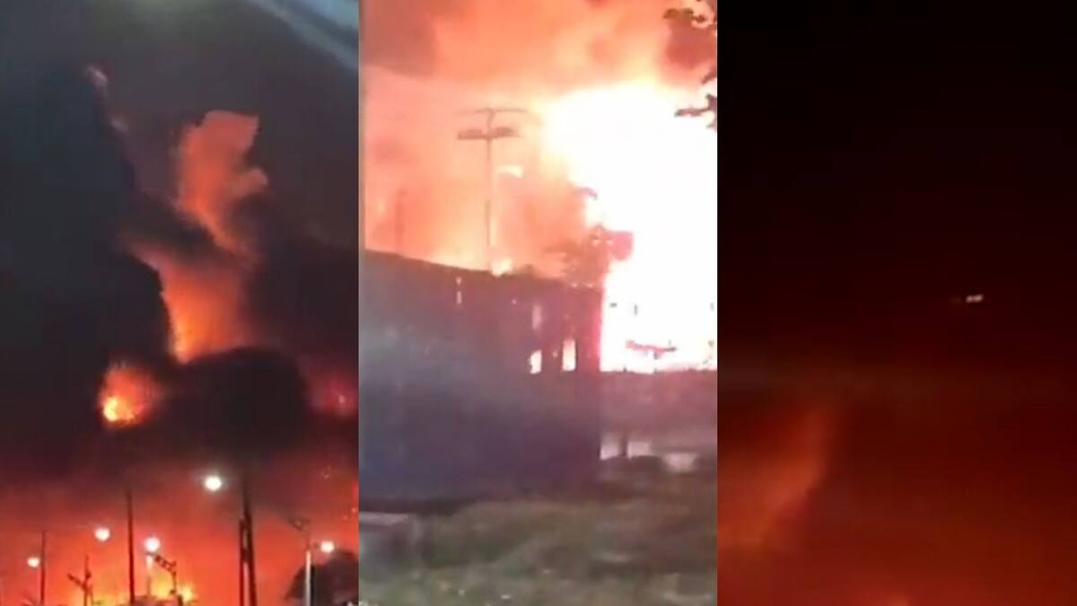 Un bombero falleció y otro resultó herido en un incendio en Barranquilla