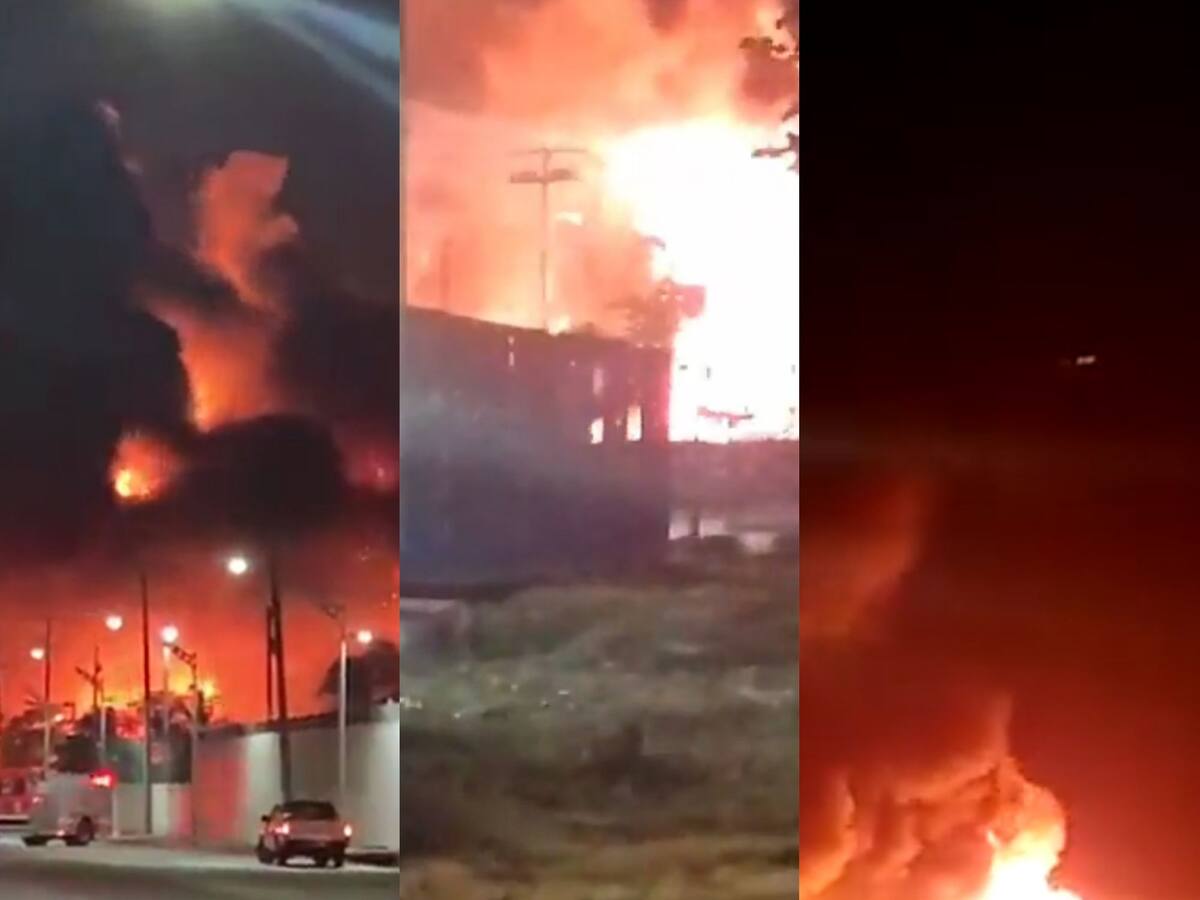 Un bombero falleció y otro resultó herido en un incendio en Barranquilla